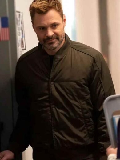 Chicago PD S13 Patrick Flueger Brown Bomber Jacket