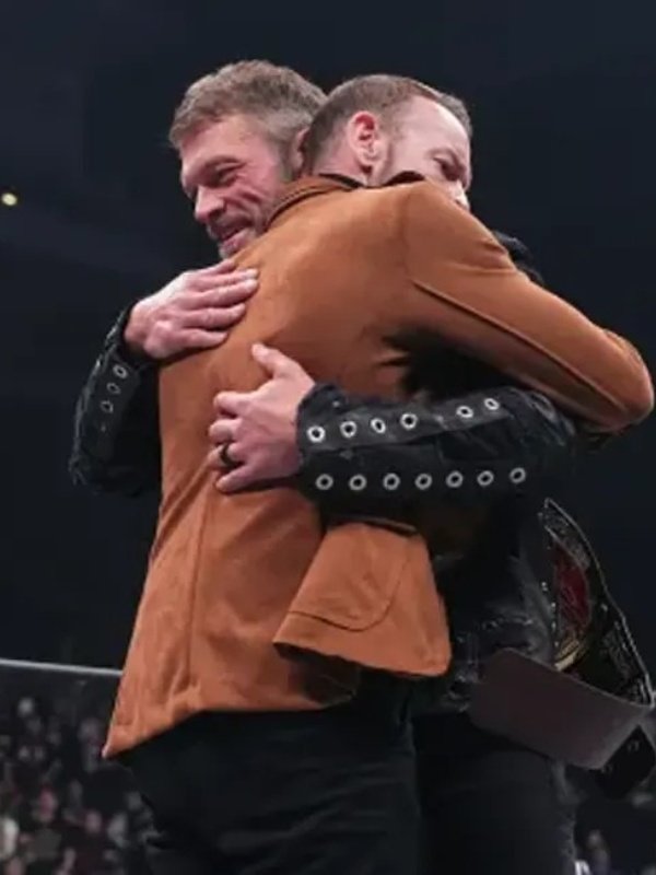 AEW Dynamite Christian Cage Brown Blazer - Image 2