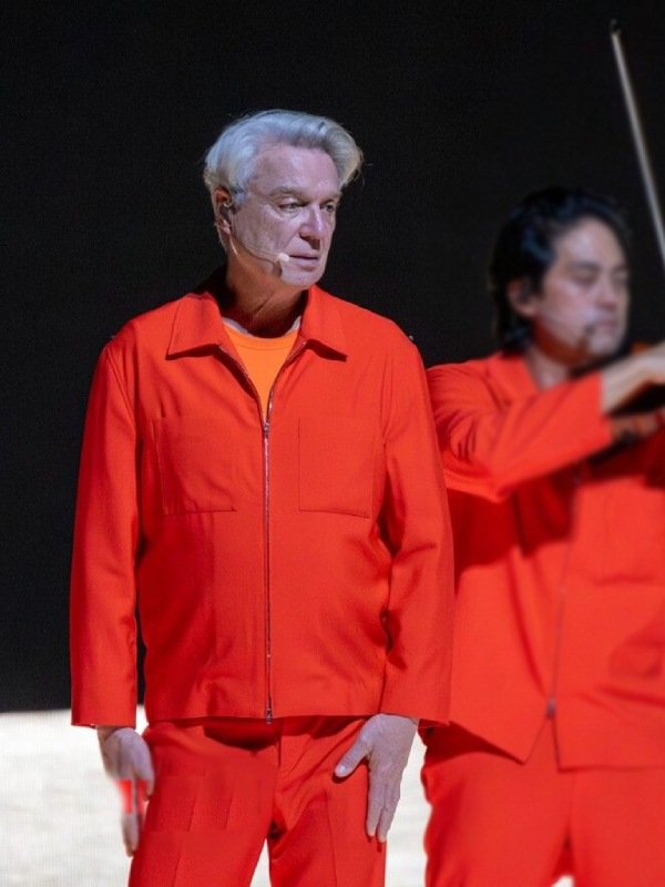 Coachella 2026 David Byrne Orange Jacket - Image 3