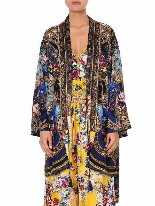 Hacks S5 Jean Smart Floral Printed Silk Robe - Image 3