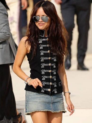 Dior SS26 Front Row Jenna Ortega Vest