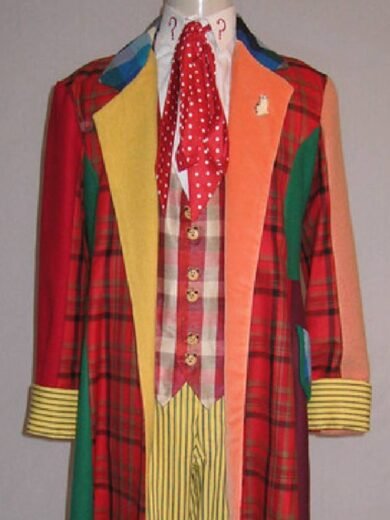 Doctor Who S21 Colin Baker Multicolor Coat