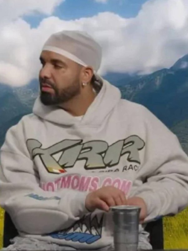 Drake KRR Kart Riba Racing Gray Hoodie - Image 2