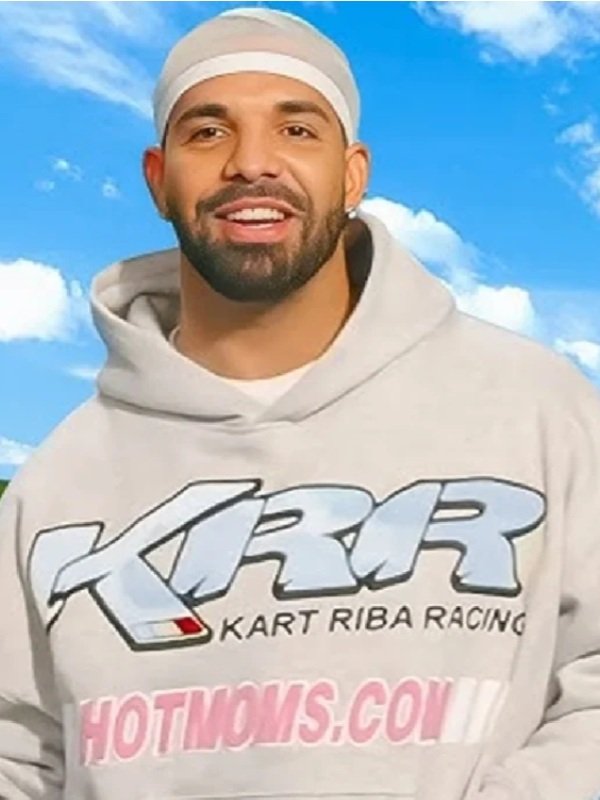 Drake KRR Kart Riba Racing Gray Hoodie