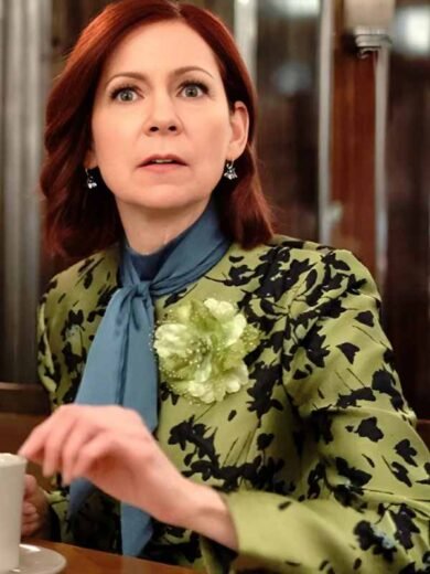 Elsbeth S3 Carrie Preston Green Floral Jacquard Jacket
