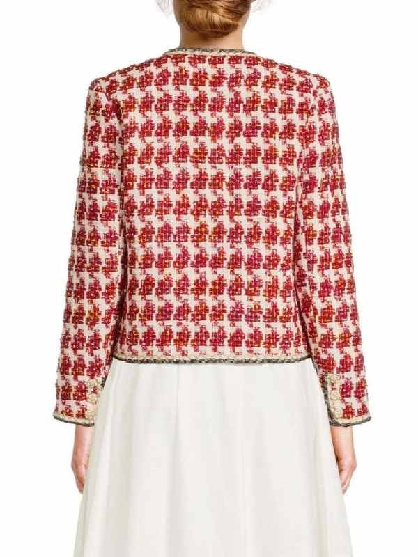 Elsbeth S3 Carrie Preston Red Tweed Jacket
