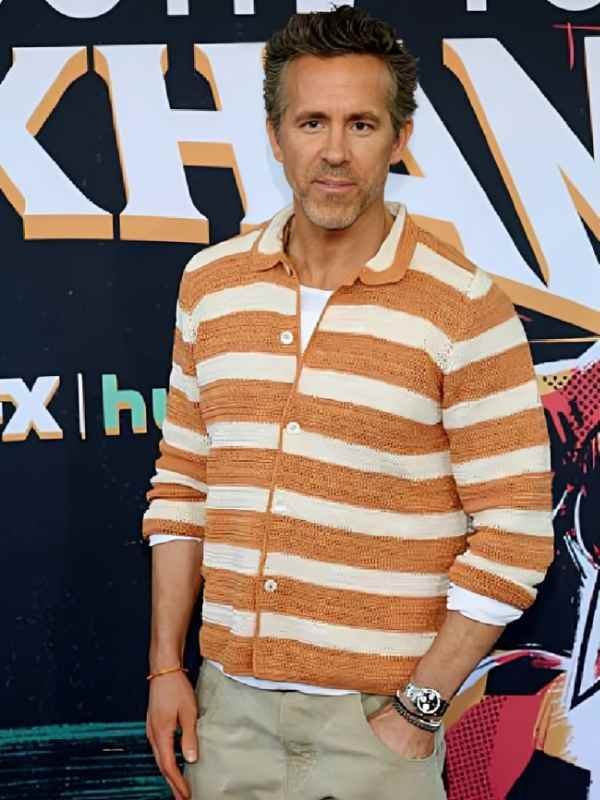 FYC Event LA 2026 Ryan Reynolds Crochet Striped Shirt