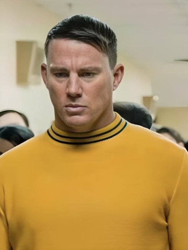 Fly Me to the Moon 2024 Channing Tatum Short Sleeve Sweater - Image 3