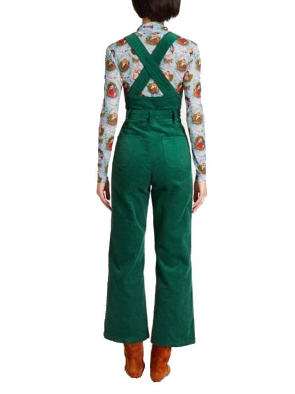 Girl Meets Farm S15 Molly Yeh Green Heart Pocket Jumpsuit