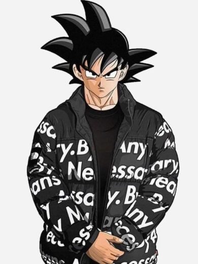 Goku Drip Puffer Jacket
