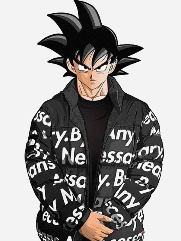 Goku Drip Puffer Jacket