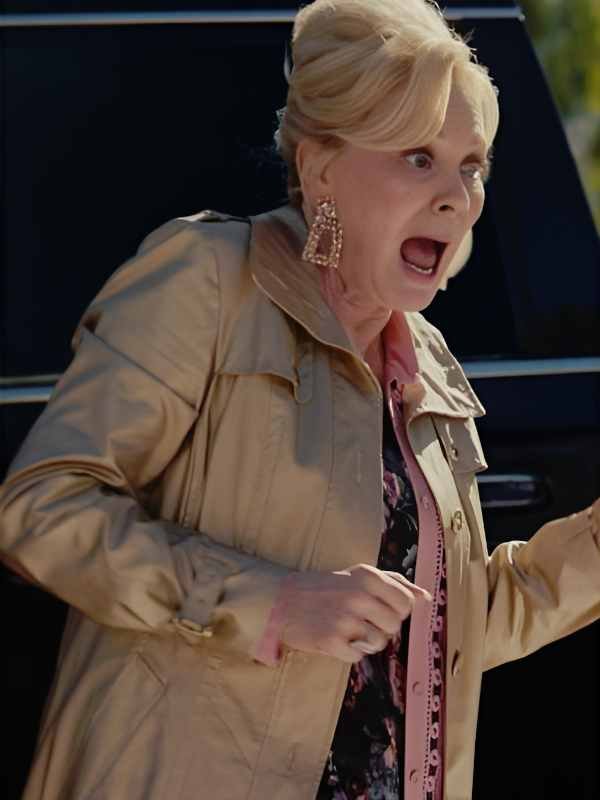Hacks S5 Jean Smart Golden Trench Coat