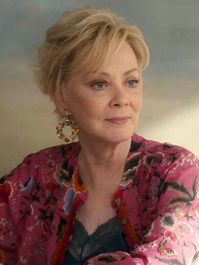 Hacks S5 Jean Smart Pink Floral Blouse