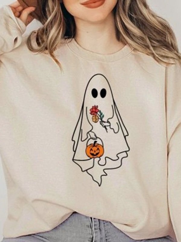 Halloween Vintage Ghost Sweatshirt