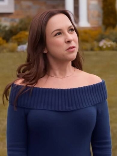 Haul Out the Halloween 2025 Lacey Chabert Off Shoulder Sweater