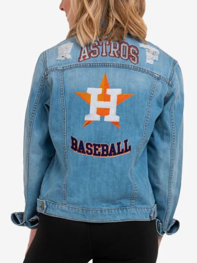 Houston Astros Mlb Womens Denim Jacket