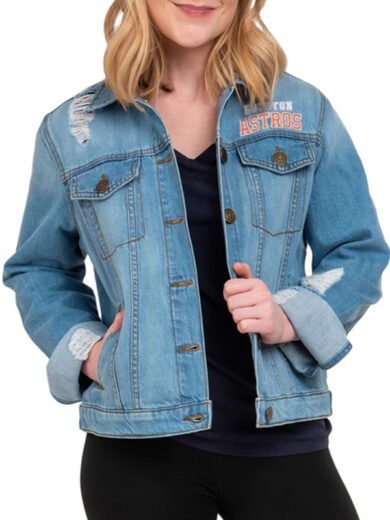 Houston Astros Mlb Womens Denim Jacket