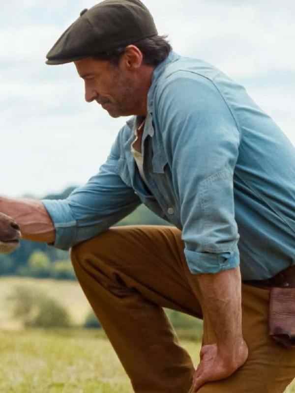 The Sheep Detectives 2026 Hugh Jackman Denim Overshirt - Image 2