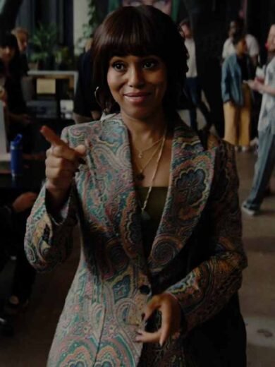 Imperfect Women 2026 Kerry Washington Paisley Print Blazer