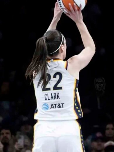 Fever vs Liberty Gameday Caitlin Clark White Jersey
