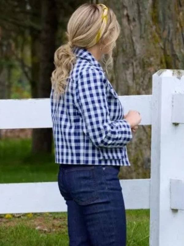 The Heiress and the Handyman Jodie Sweetin Check Jacket