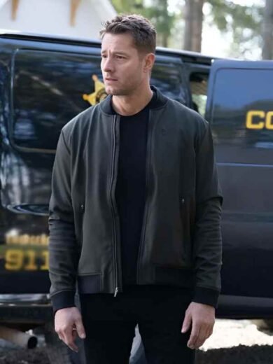 Tracker S3 Justin Hartley Navy Suede Jacket