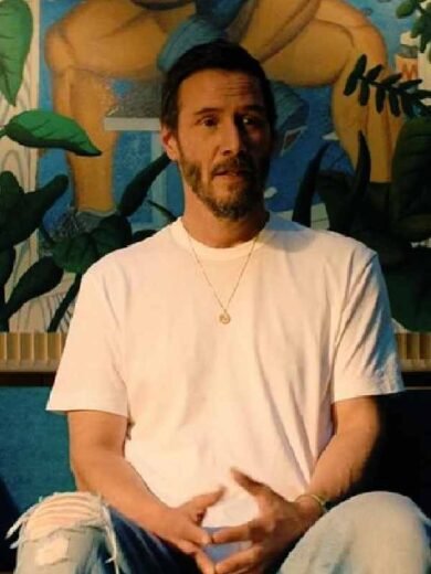 Outcome 2026 Keanu Reeves White T-Shirt