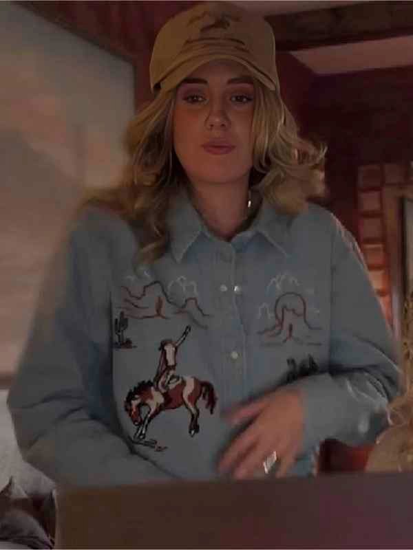 Keepin Country Cool Lainey Wilson Embroidered Western Shirt