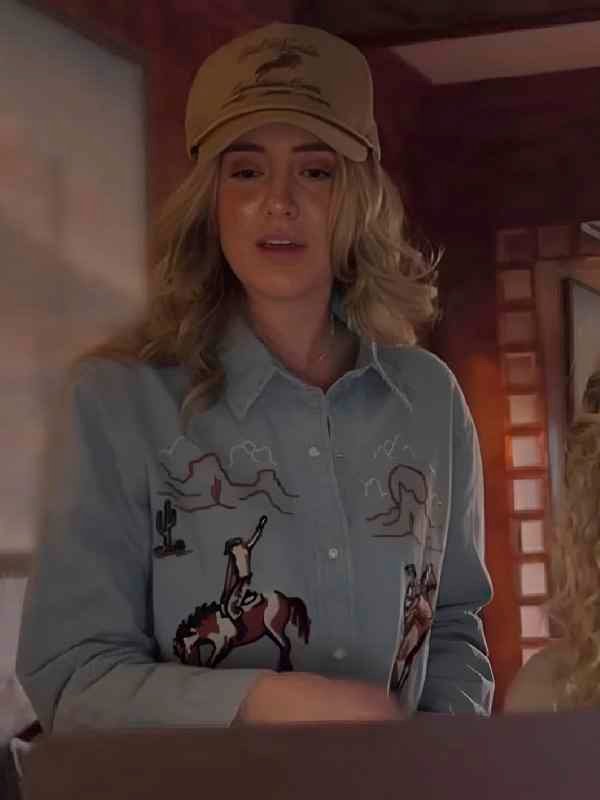 Keepin Country Cool Lainey Wilson Embroidered Western Shirt