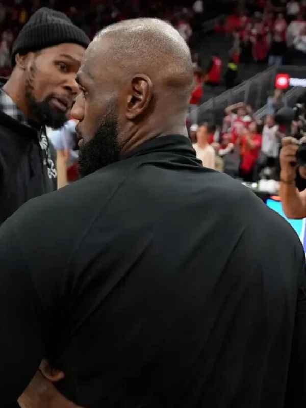 Lakers vs Rockets Gamday LeBron James Long-Sleeve Top - Image 2