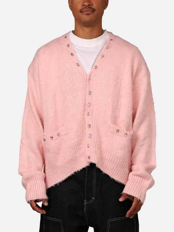 Love Island Beyond the Villa S2 Chris Seeley Pink Cardigan - Image 2