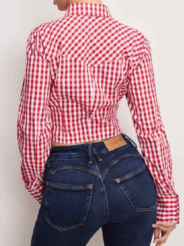 Love Island S2 Iris Kendall Check Shirt
