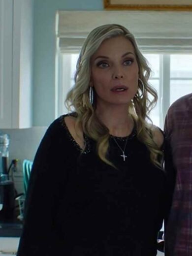 Margo’s 2026 Michelle Pfeiffer Embellished Cutout Sweater