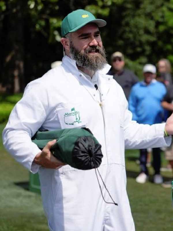 Masters Tournament 2026 Jason Kelce White Jumpsuit - Image 2