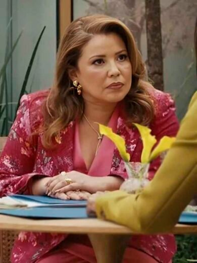 Matlock S2 Justina Machado Pink Floral Blazer