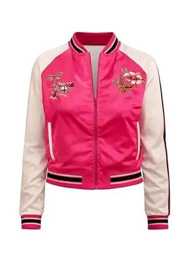 L’infiltrée 2026 Ahmed Sylla Pink Bomber Jacket