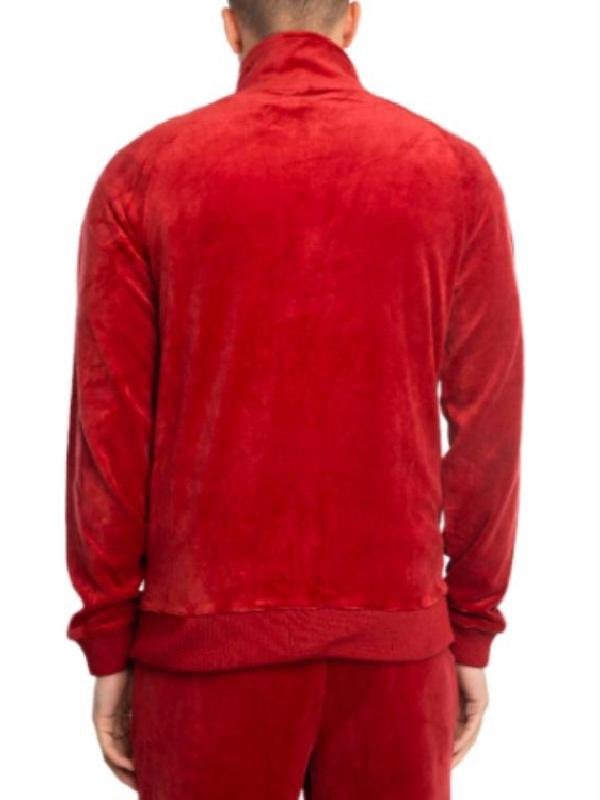 Mobland 2025 Geoff Bell Red Velour Tracksuit - Image 3