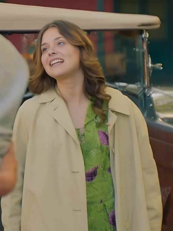The House of the Spirits 2026 Nicole Wallace Beige Trench Coat - Image 2