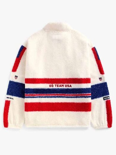 OG 2026 Team USA Quarter-Zip Sherpa Cream Pullover