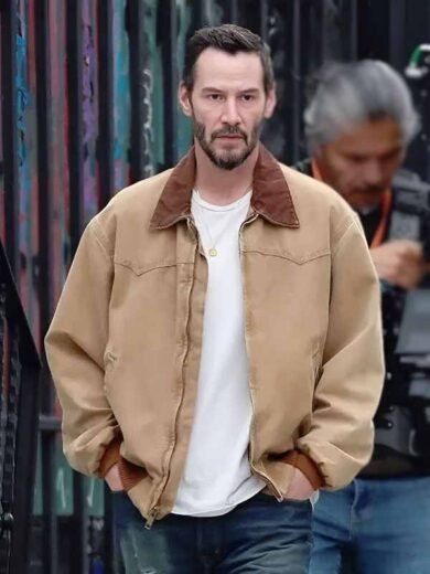 Outcome 2026 Keanu Reeves Brown Jacket
