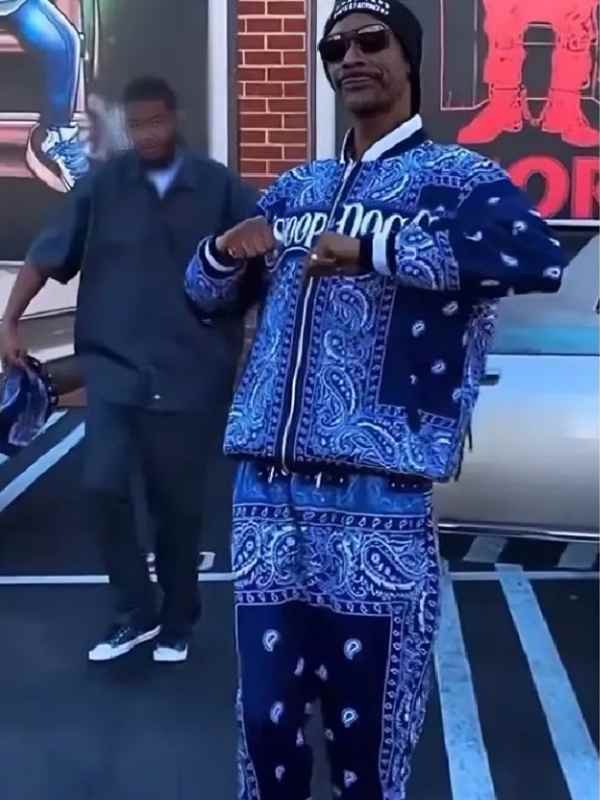 Snoop Dogg Blue Bandana Tracksuit - Image 2