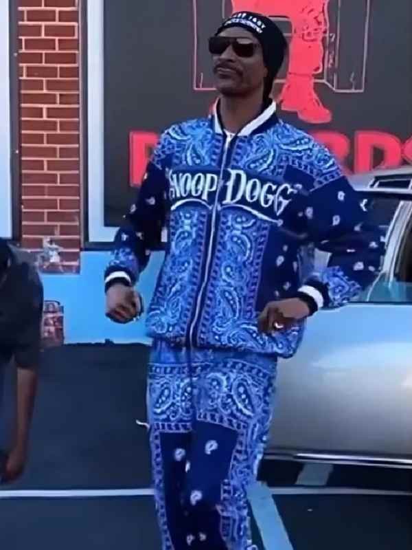 Snoop Dogg Blue Bandana Tracksuit