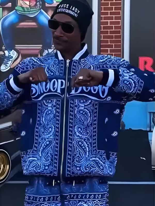 Snoop Dogg Blue Bandana Tracksuit