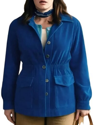 Down Cemetery Road 2025 Ruth Wilson Blue Jacket
