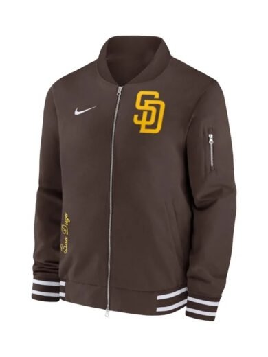 San Diego Padres MLB Brown Jacket