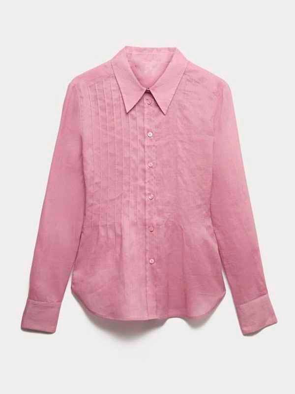 SNL UK 2026 Nicola Coughlan Pink Shirt - Image 2