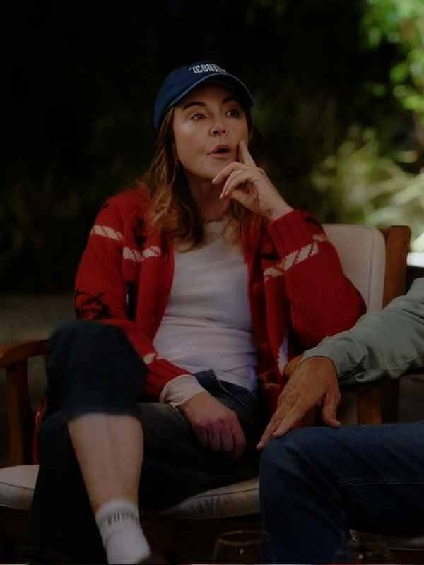 Shrinking S3 Christa Miller Red Cardigan - Image 2