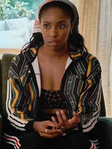 Shrinking S3 Jessica Williams Printed Track Jacket