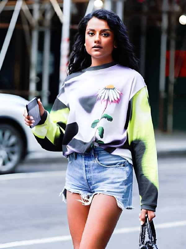NYC 2026 Simone Ashley Daisy Sweatshirt