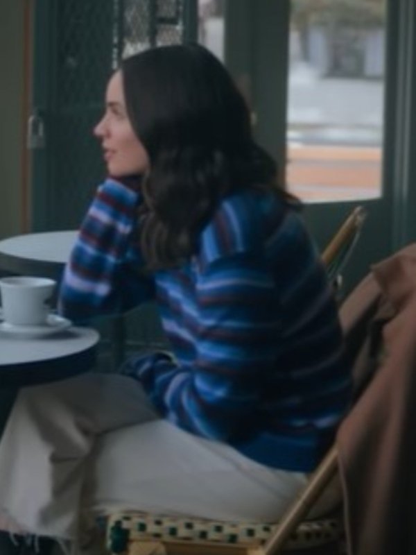 The Life List 2025 Sofia Carson Striped Sweater